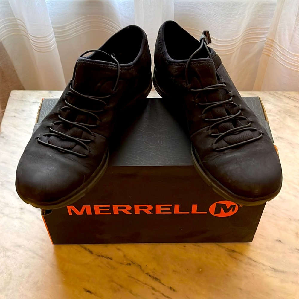 Merrill,Zoe Sojourn Lace, black size 9.5M